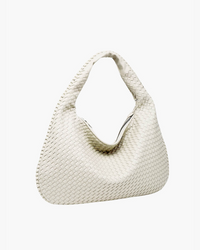 Gemma Large Woven Slouch Single Handle Shoulder Hobo Bag