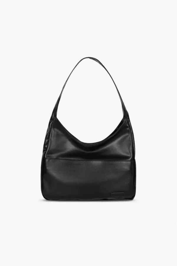 Charlotte Soft Sided Short Strap Underarm Shoulder Bag - Black