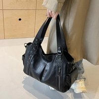 Grace Slouchy Zip Detail Everyday Shoulder Bag