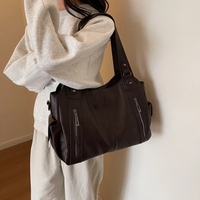 Grace Slouchy Zip Detail Everyday Shoulder Bag