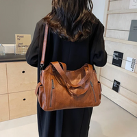 Grace Slouchy Zip Detail Everyday Shoulder Bag