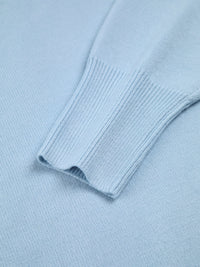 Yvette Oversized Roll Neck Drop Shoulder Boxy Knit Jumper