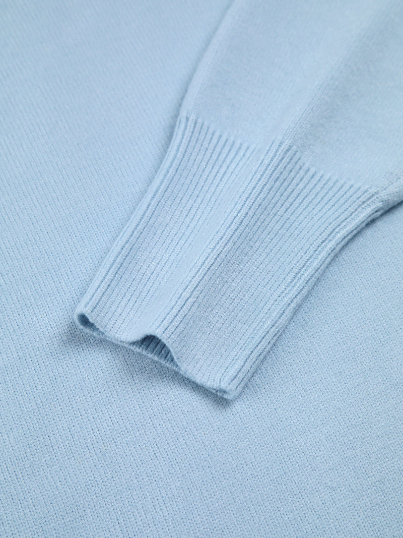 Yvette Oversized Roll Neck Drop Shoulder Boxy Knit Jumper