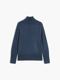 Delphi Deep Roll Neck Relaxed Drop Shoulder Knit Jumper