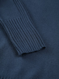 Delphi Deep Roll Neck Relaxed Drop Shoulder Knit Jumper