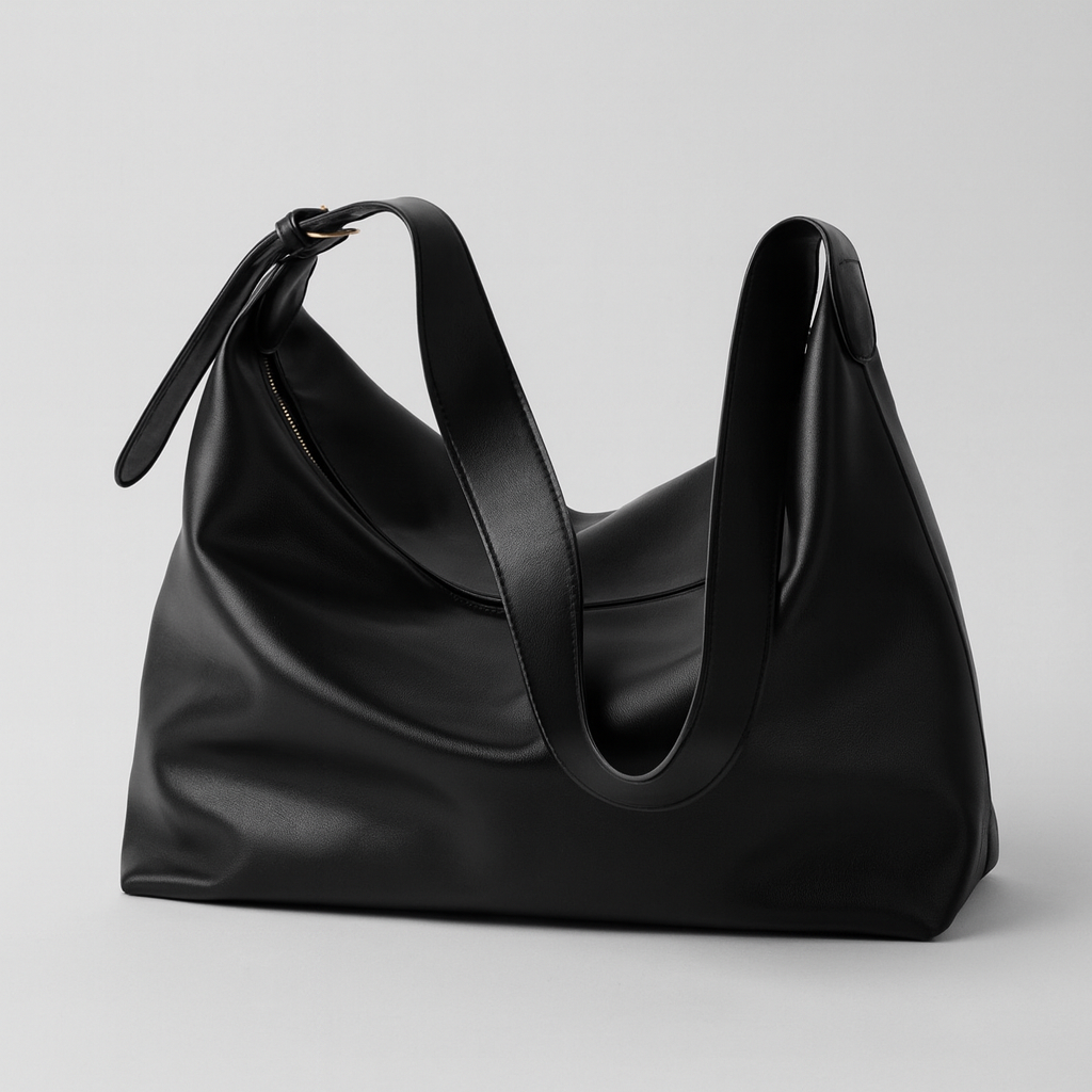 Lola Minimal Smooth Panel Curved Underarm Shoulder Bag