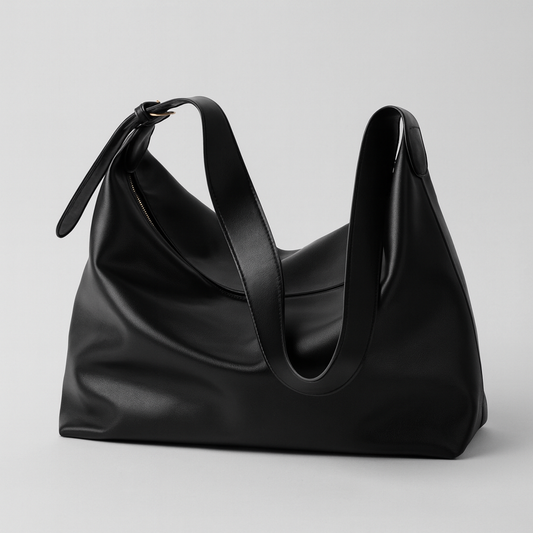 Lola Minimal Smooth Panel Curved Underarm Shoulder Bag