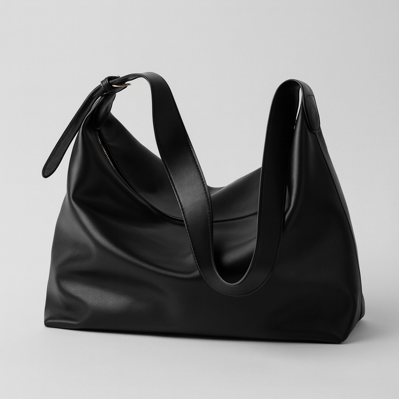 Lola Minimal Smooth Panel Curved Underarm Shoulder Bag