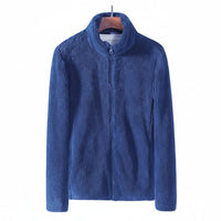 Annabel Soft Teddy Fleece Full Zip Stand Collar Jacket