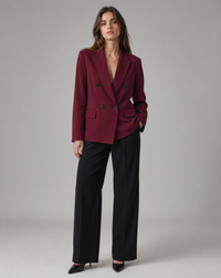 Paloma Relaxed Oversized Double Breasted Longline Blazer