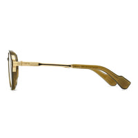 Chloe Flat Top Gradient Lens Pilot Sunglasses
