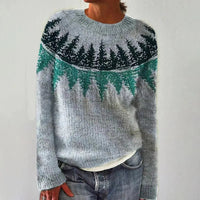 Clemence Multi Stripe Fine Knit Relaxed Crew Neck Jumper