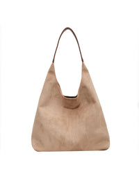 Elise Slouchy Brushed Finish Oversized Hobo Bag