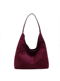 Elise Slouchy Brushed Finish Oversized Hobo Bag