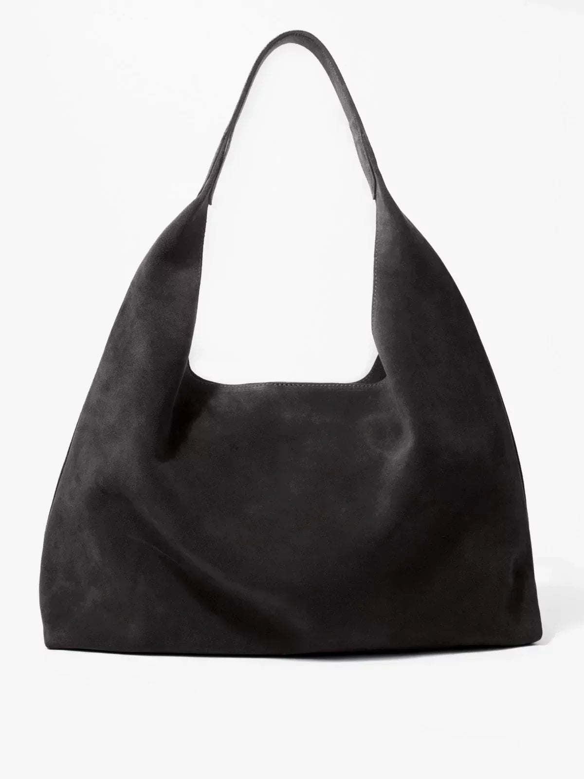 Elise Slouchy Brushed Finish Oversized Hobo Bag