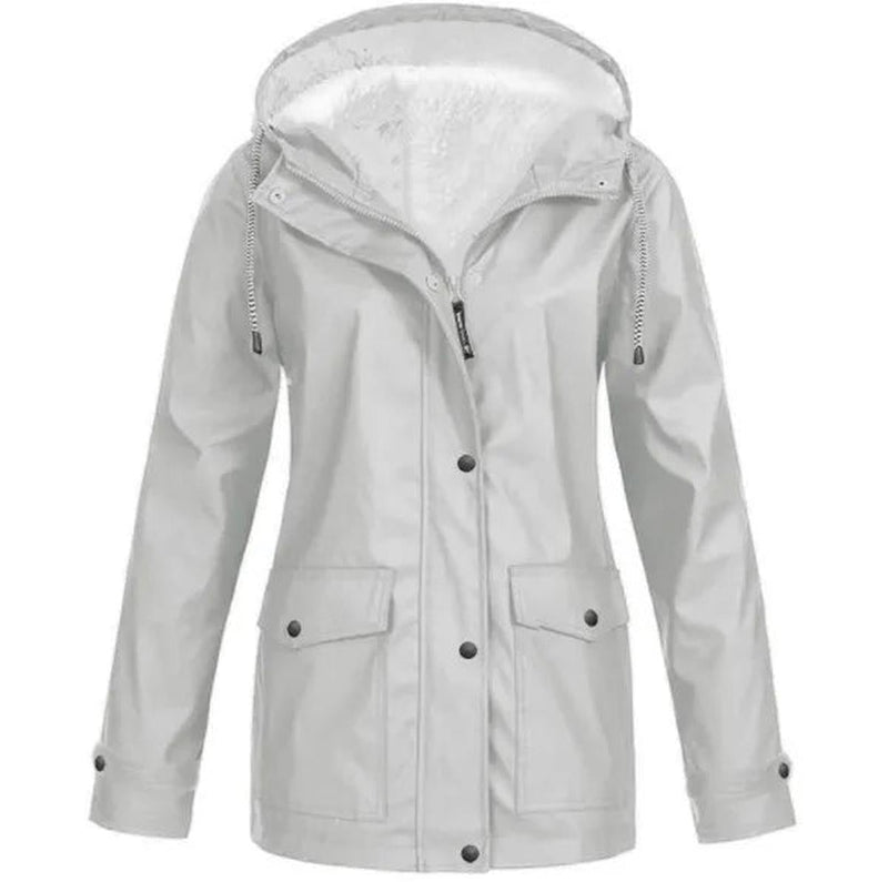 Tamsin Sherpa Lined Hood Drawstring Waist Utility Parka
