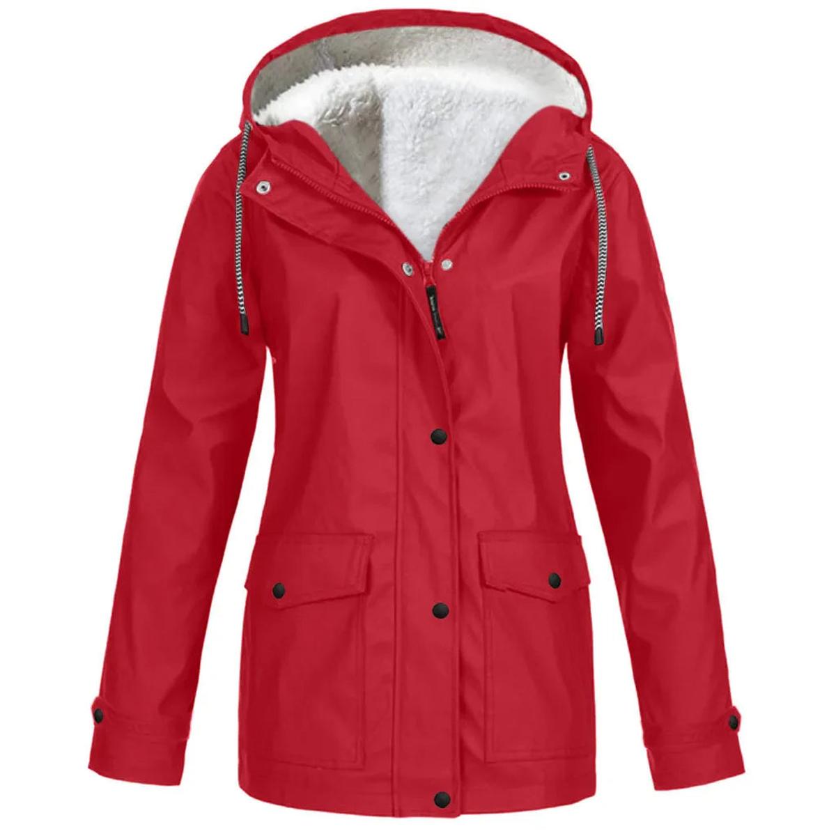 Tamsin Sherpa Lined Hood Drawstring Waist Utility Parka