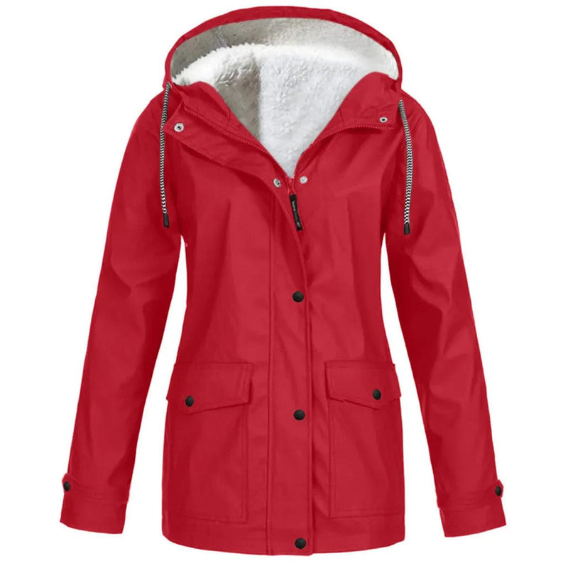 Tamsin Sherpa Lined Hood Drawstring Waist Utility Parka