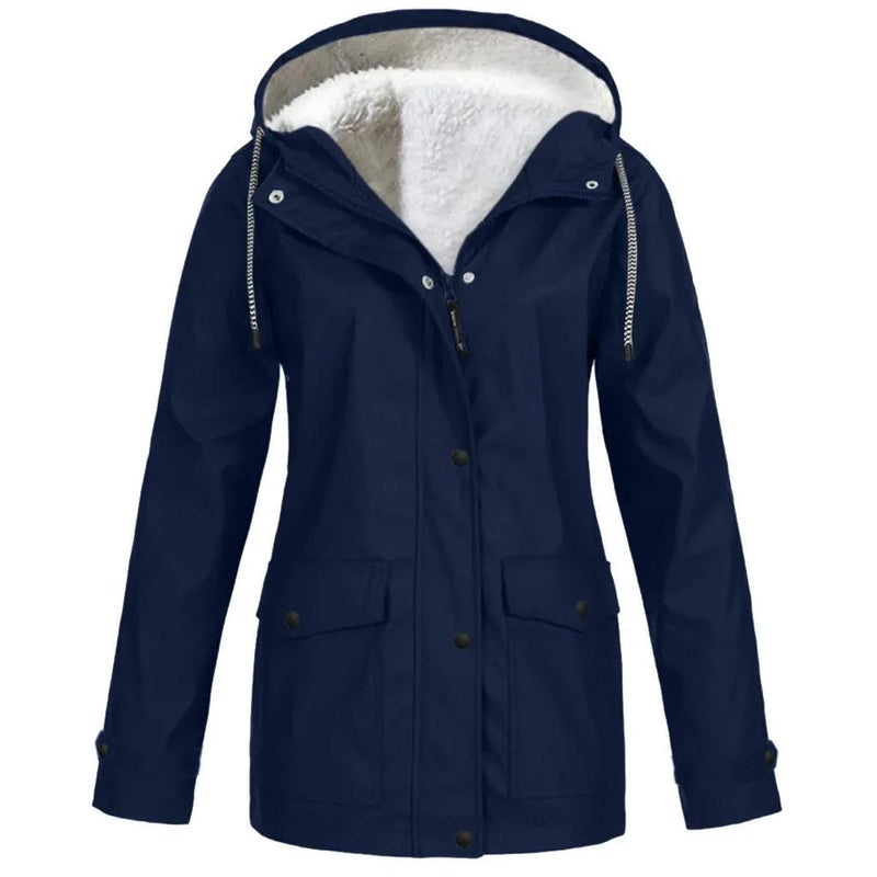 Tamsin Sherpa Lined Hood Drawstring Waist Utility Parka