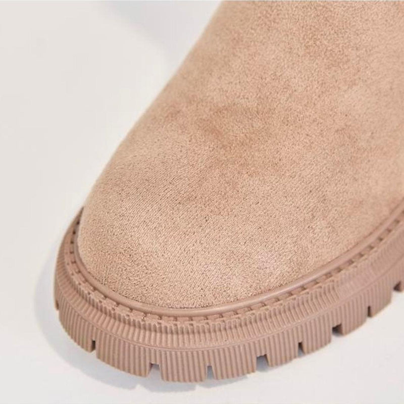 Aurore Faux Fur Lined Side Zip Lug Sole Ankle Winter Boots