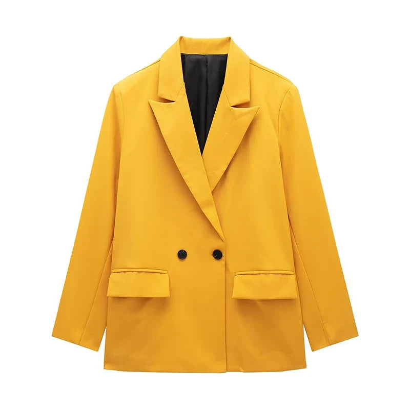 Jade Everyday Relaxed Double Breasted Boyfriend Blazer