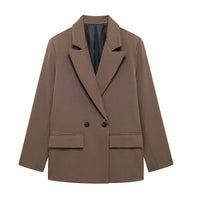 Jade Everyday Relaxed Double Breasted Boyfriend Blazer