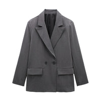 Jade Everyday Relaxed Double Breasted Boyfriend Blazer