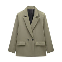 Jade Everyday Relaxed Double Breasted Boyfriend Blazer