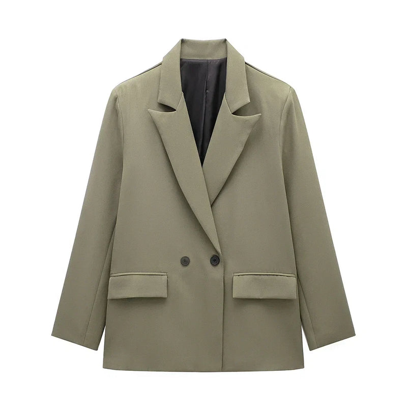 Jade Everyday Relaxed Double Breasted Boyfriend Blazer