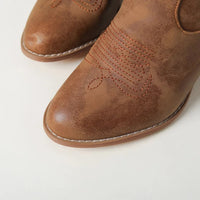 Hortense Soft Nap Shaft Stacked Block Heel Knee High Boots