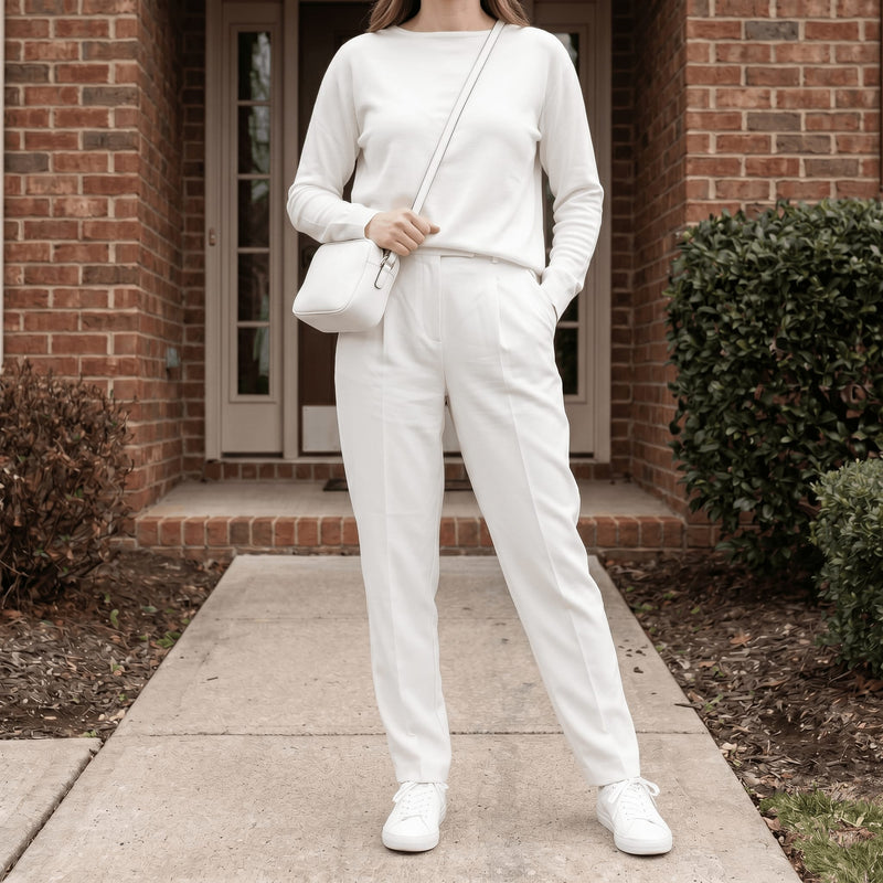 Women's Cotton Two-Piece Lounge Set | Paula