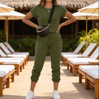Women's T-Shirt And Jogger Lounge Set | Penny